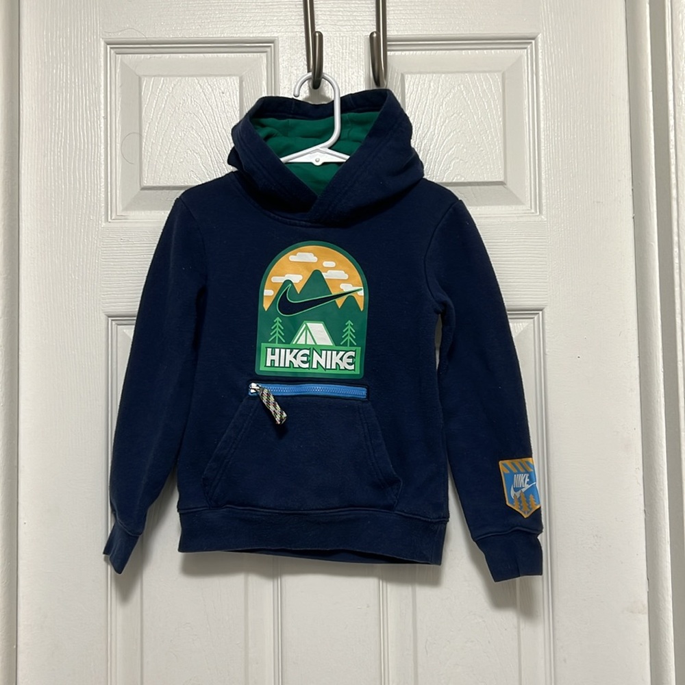 Nike Navy Blue Toddler Boys Hoodie Size XS(4)